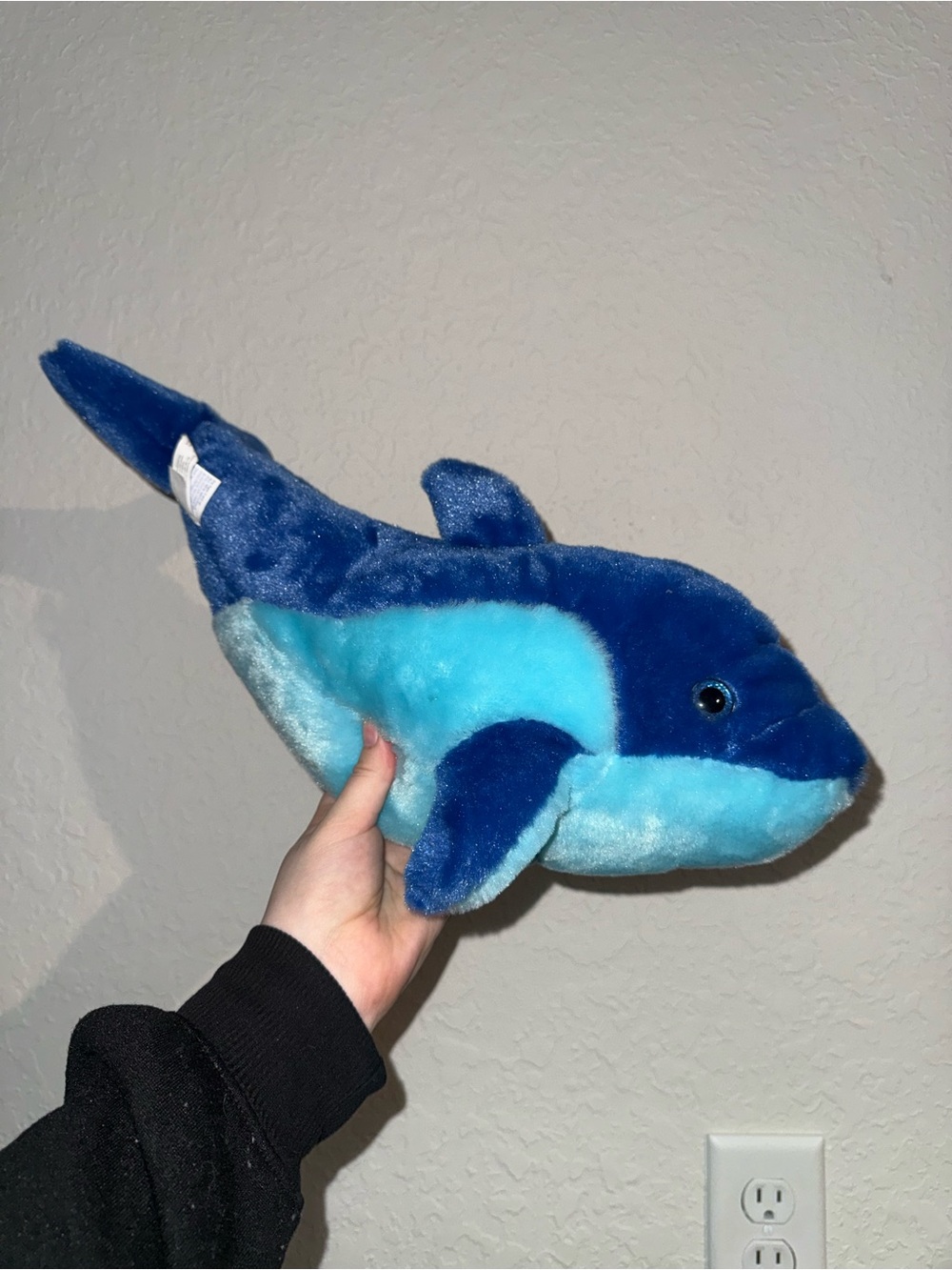 Blue Plush Dolphin Soft Toy - Cozy Cuddly Sea Friend
